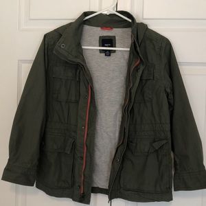Boys GapKids Olive Green Utility Jacket
